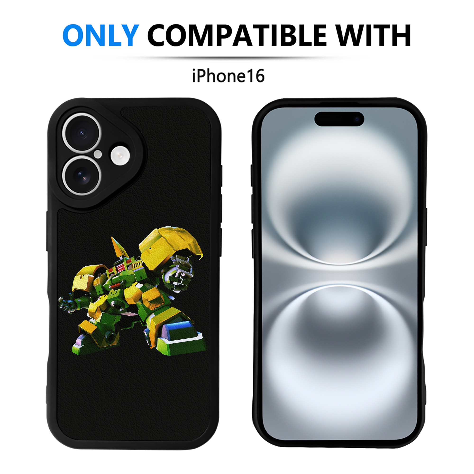 （画像用） 機動戦士ガンダム Mobile Suit Gundam 【iPhone 16シリーズ対応】シリコンスマホケース（レザー調） 材質：シリコン